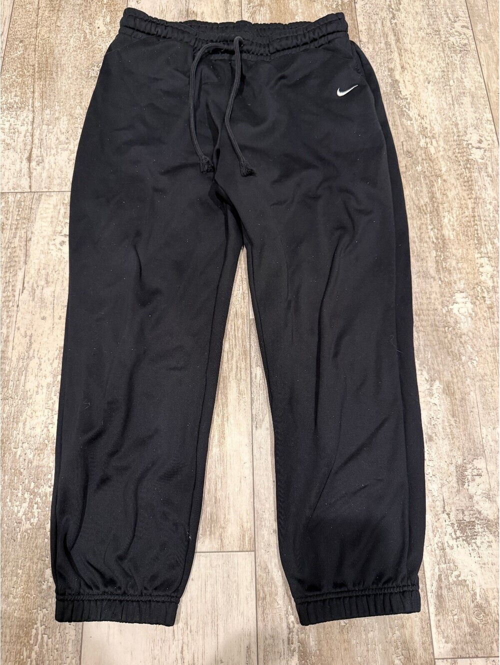 Nike Dri FIT L Black Jogger Pants Athletic Training